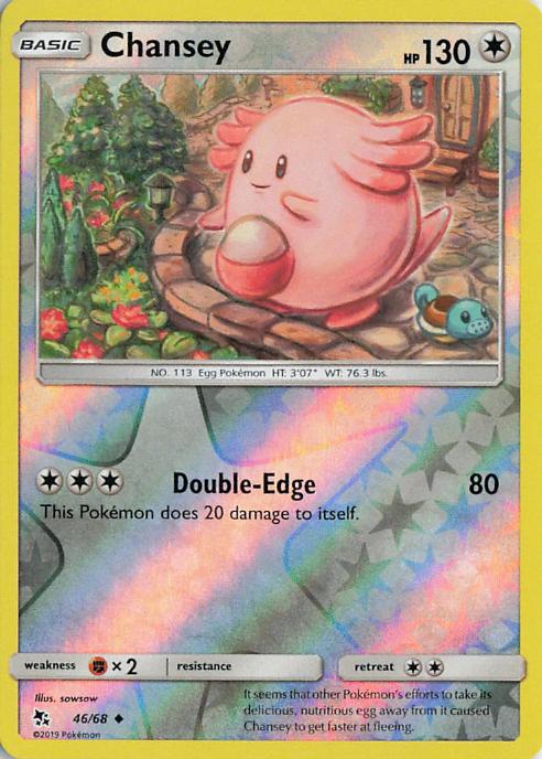 Chansey - Hidden Fates 046/068 (Reverse Holo)