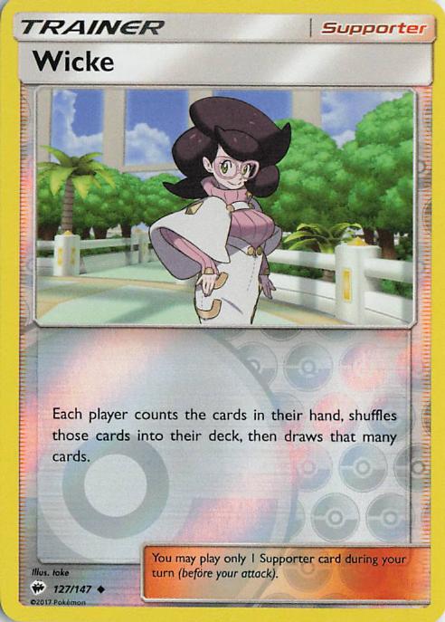 Wicke - Burning Shadows 127/147 (Reverse Holo)