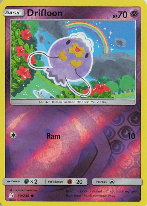 Drifloon - Unified Minds 080/236 (Reverse Holo)