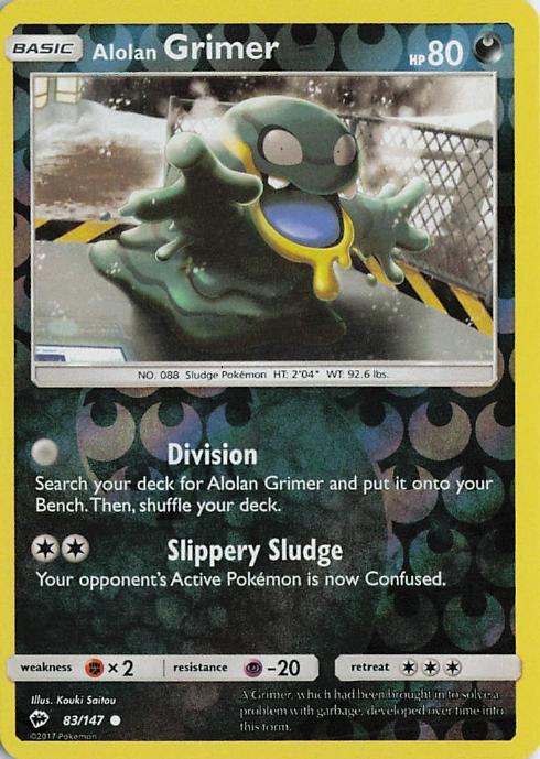 Alolan Grimer - Burning Shadows 083/147 (Reverse Holo)