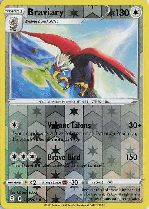 Braviary - Evolving Skies 137/203 (Reverse Holo)