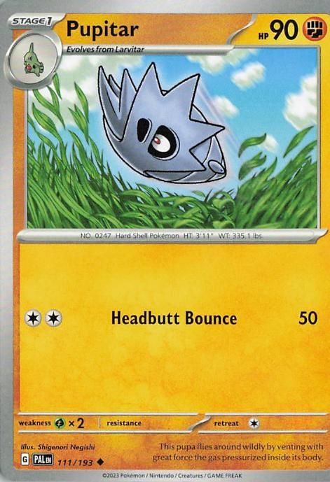 Pupitar - Paldea Evolved 111/193