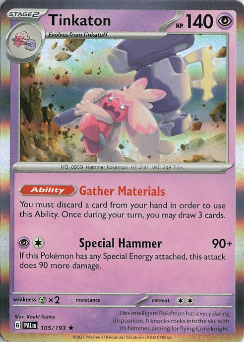Tinkaton - Paldea Evolved 105/193 (Reverse Holo)