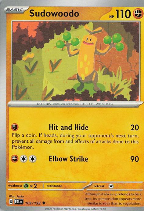 Sudowoodo - Paldea Evolved 109/193