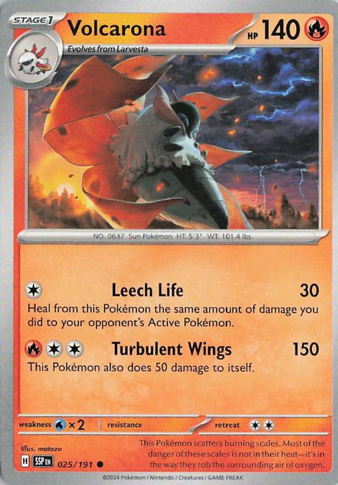 Volcarona - Surging Sparks 025/191
