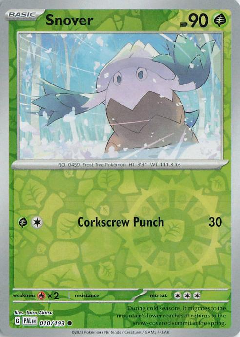 Snover - Paldea Evolved 010/193 (Reverse Holo)