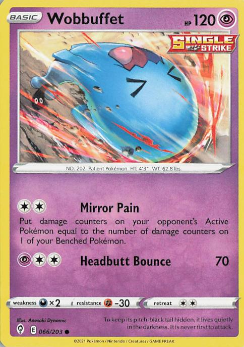 Wobbuffet - Evolving Skies 066/203