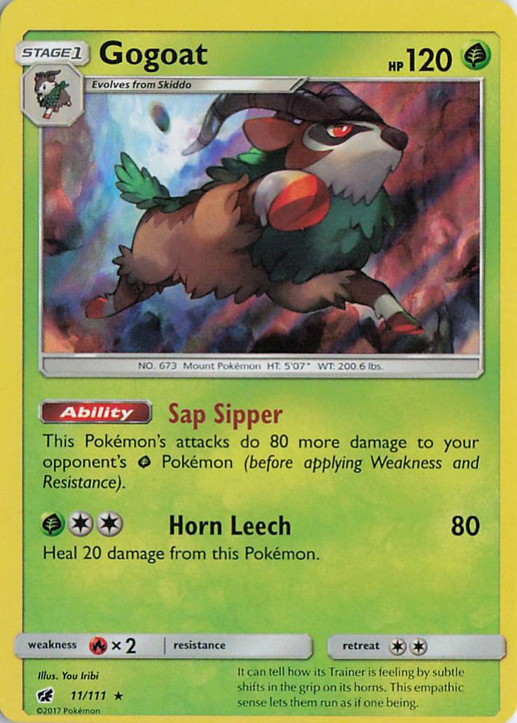 Gogoat - Crimson Invasion 11/111 (Reverse Holo)
