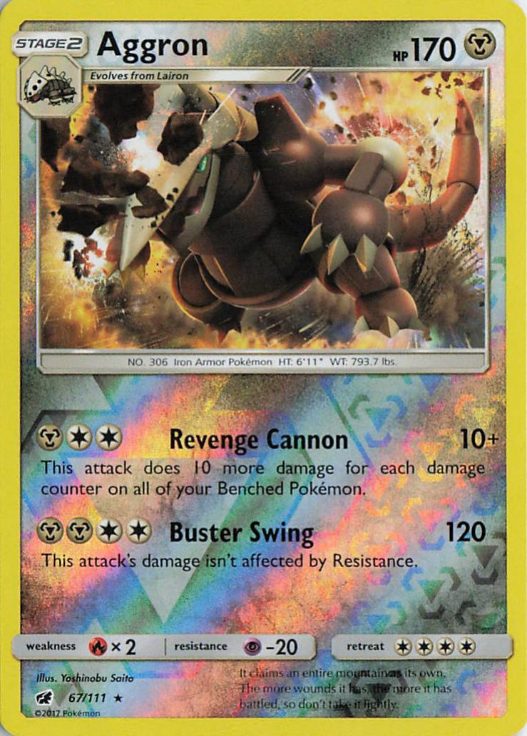 Aggron - Crimson Invasion 67/111 (Reverse Holo)