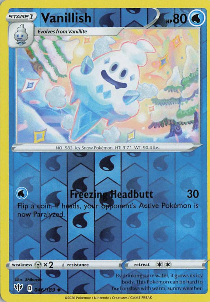 Vanillish - Darkness Ablaze 046/189 (Reverse Holo)