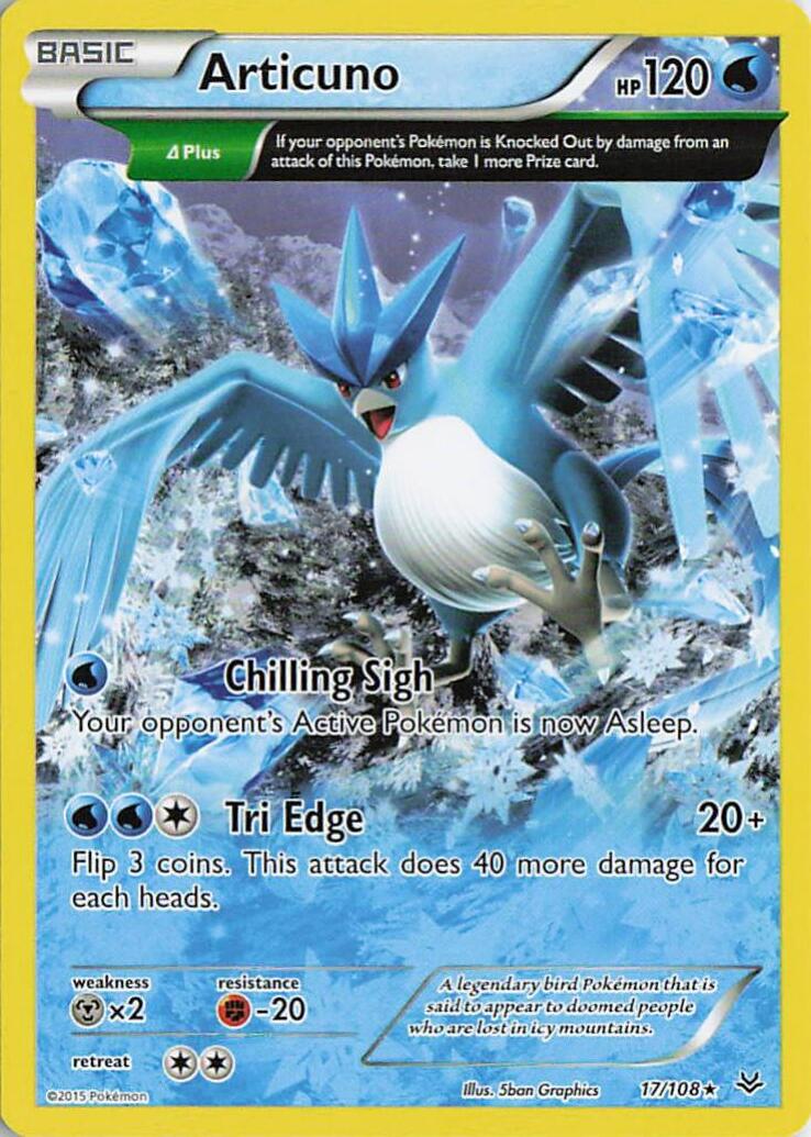 Articuno - Roaring Skies 17/108 (Holo)