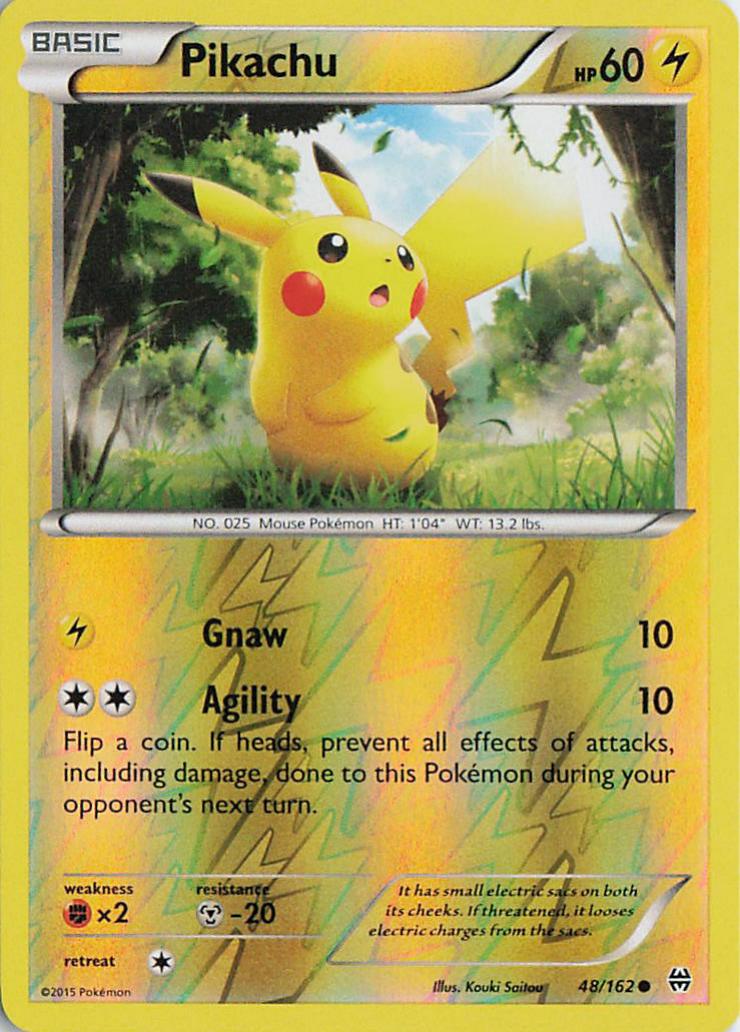 Pikachu - BREAKthrough 48/162 (Reverse Holo)