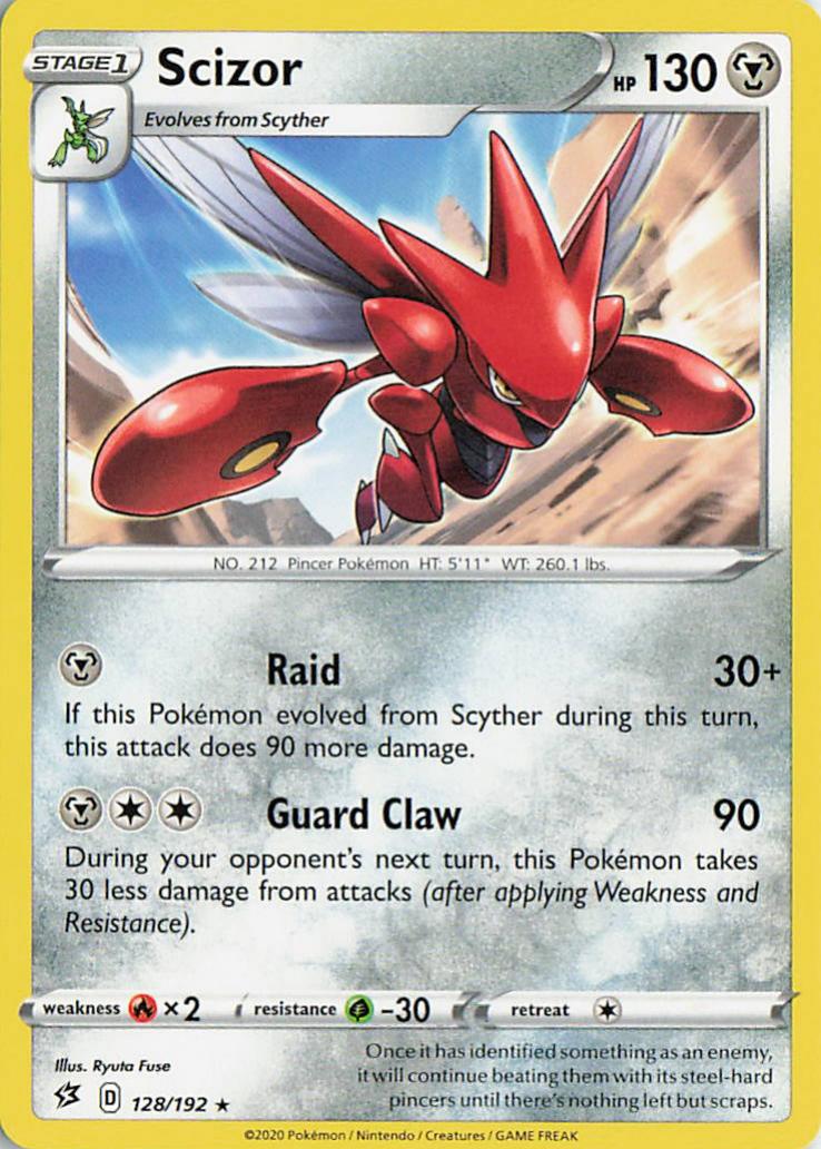Scizor - Rebel Clash 128/192 (Reverse Holo)