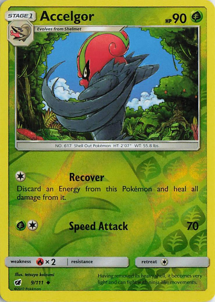 Accelgor - Crimson Invasion 9/111 (Reverse Holo)
