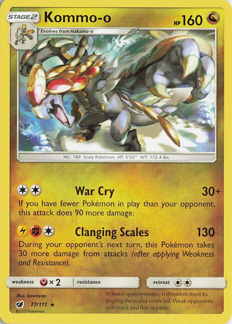 Kommo-o - Crimson Invasion 77/111 (Holo)