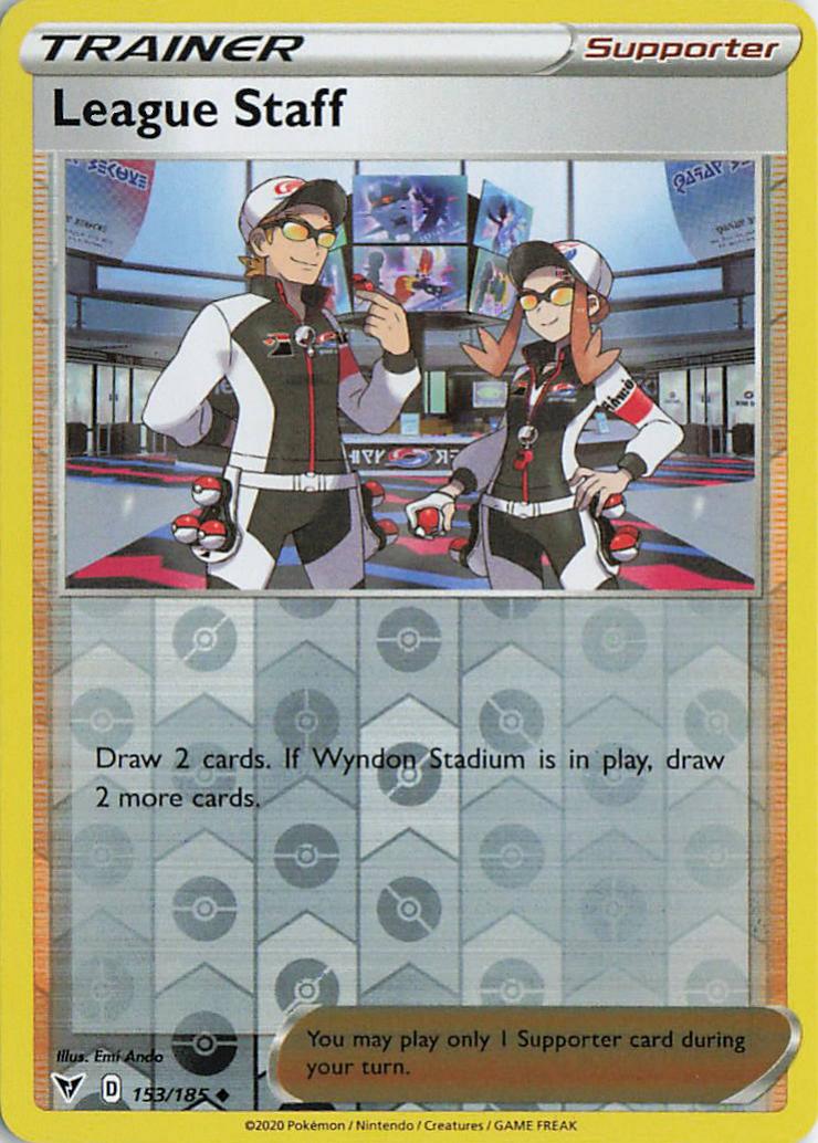 League Staff - Vivid Voltage 153/185 (Reverse Holo)