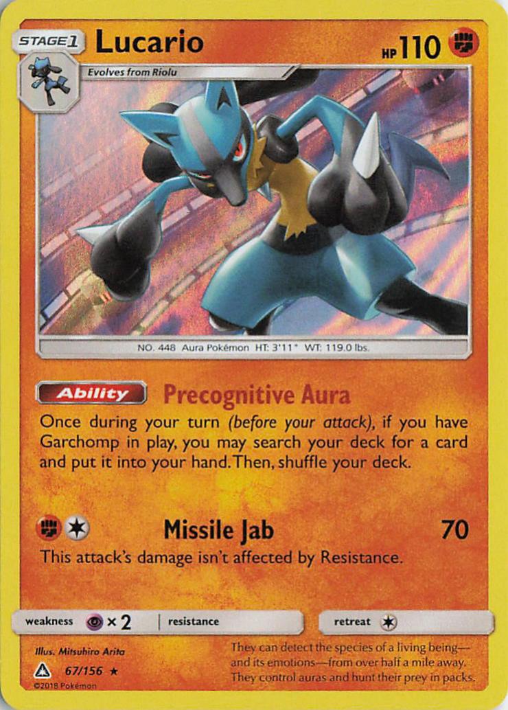 Lucario - Ultra Prism 67/156 (Holo)