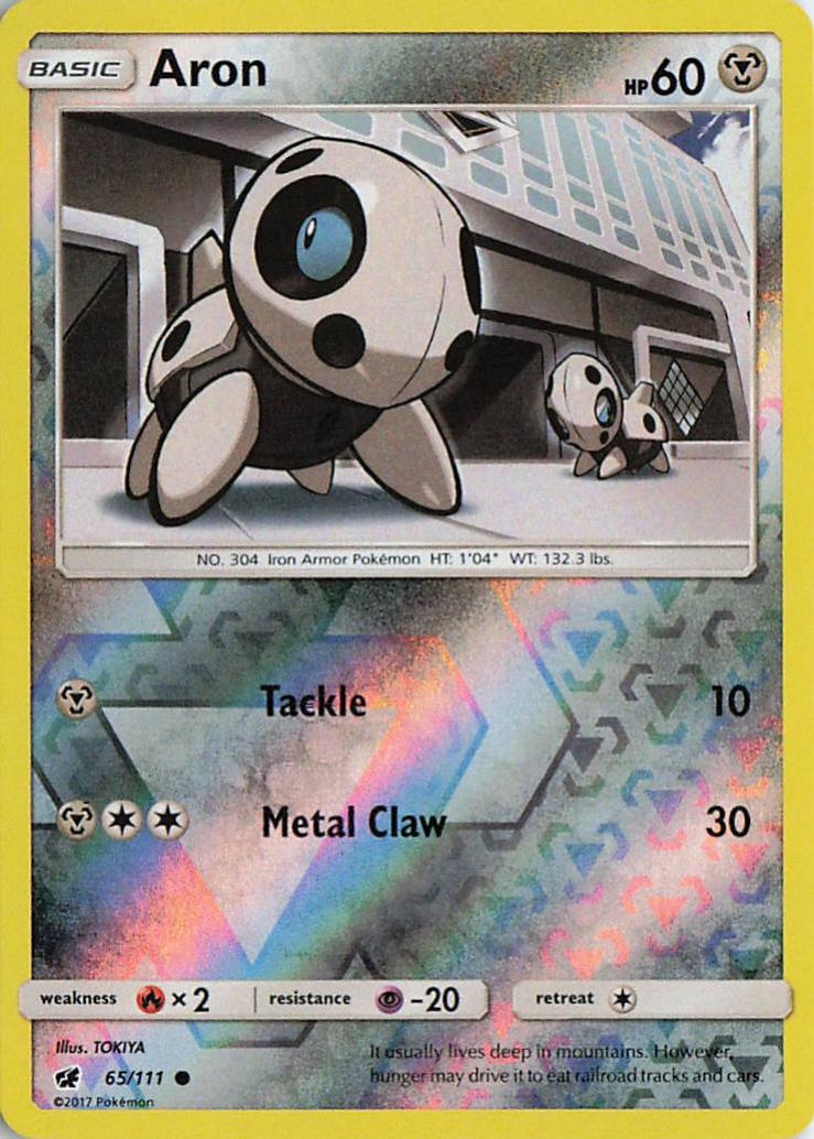 Aron - Crimson Invasion 65/111 (Reverse Holo)