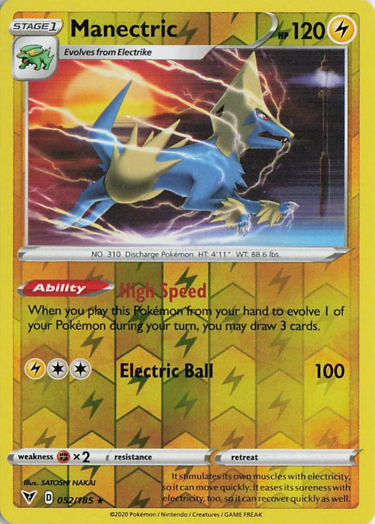 Manectric - Vivid Voltage 052/185 (Reverse Holo)