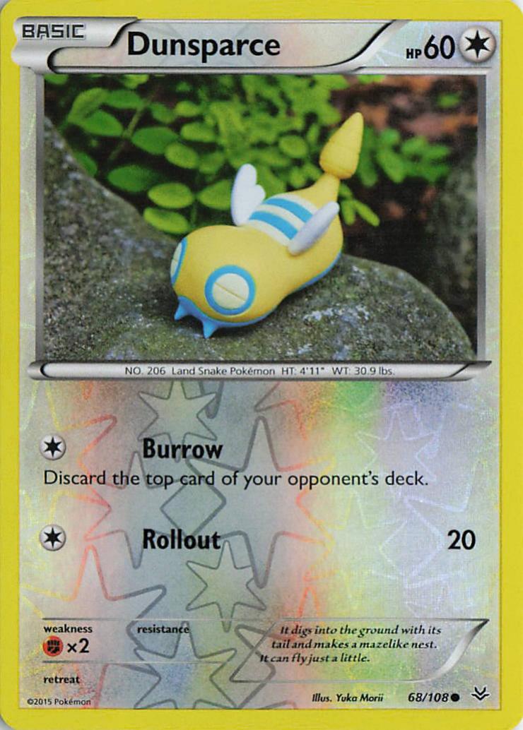 Dunsparce - Roaring Skies 68/108 (Reverse Holo)