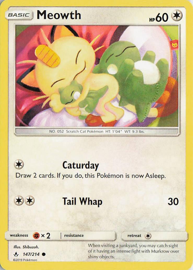 Meowth - Unbroken Bonds 147/214 (Holo)
