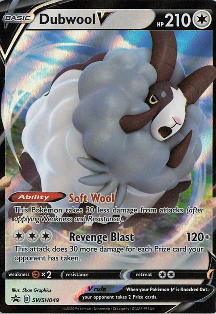 Dubwool V - SWSH Black Star Promo SWSH049 (Holo)