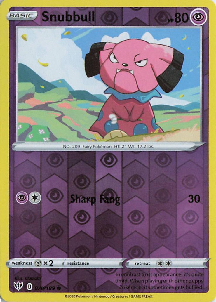 Snubbull - Darkness Ablaze 077/189 (Reverse Holo)