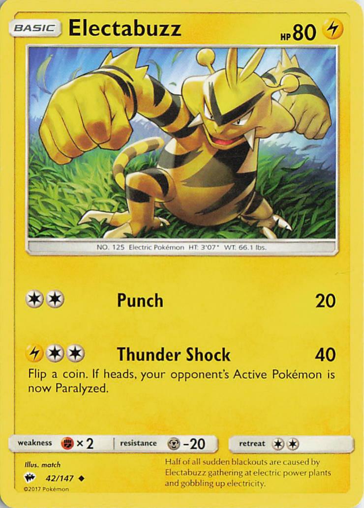 Electabuzz - Burning Shadows 42/147