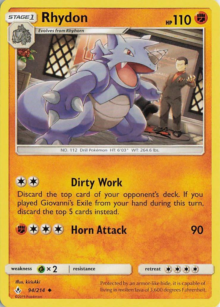 Rhydon - Unbroken Bonds 94/214