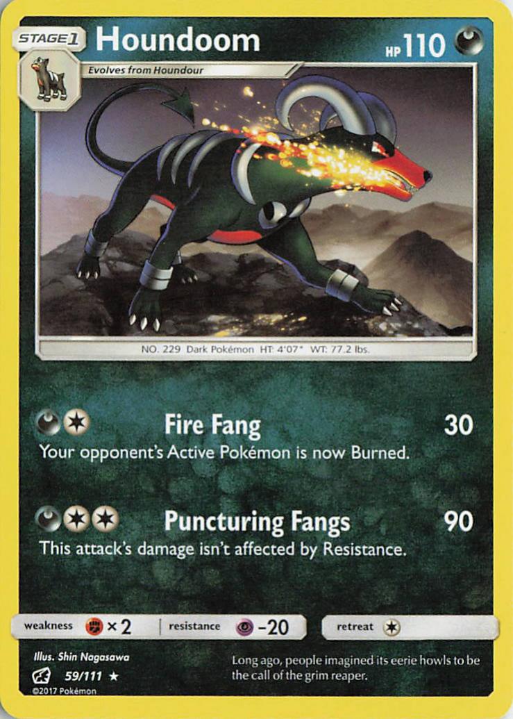 Houndoom - Crimson Invasion 59/111 (Holo)