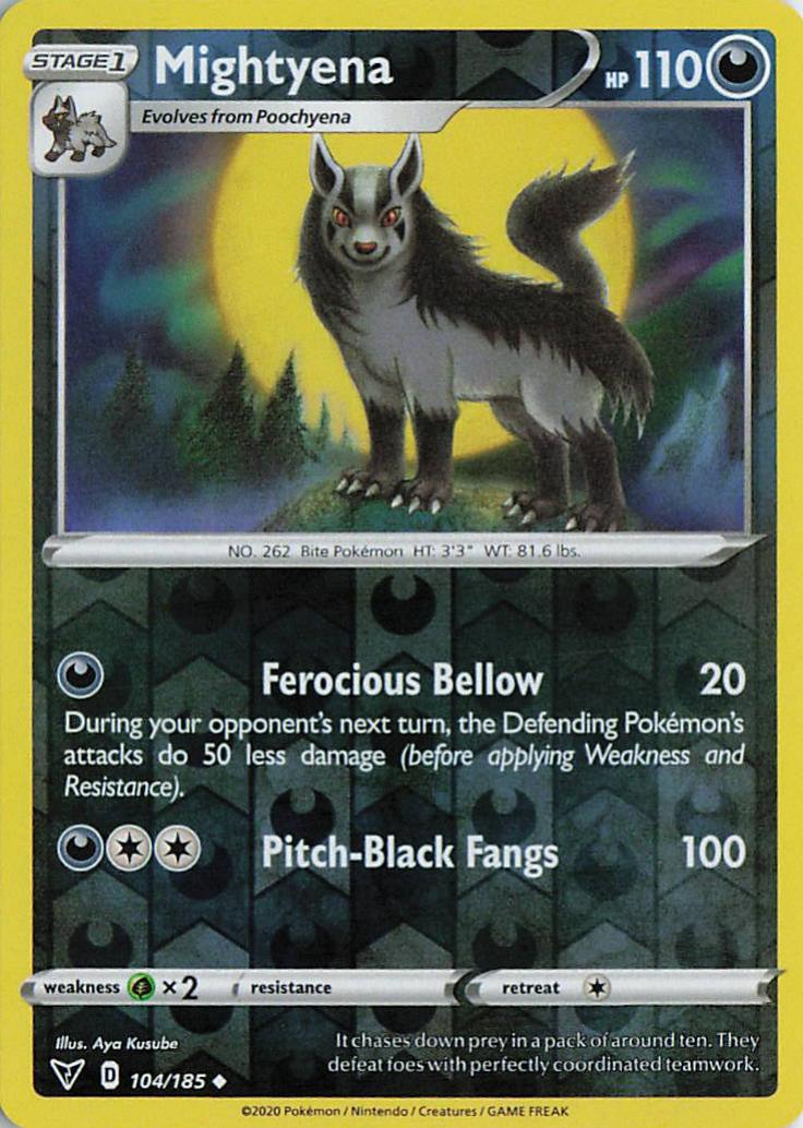 Mightyena - Vivid Voltage 104/185 (Reverse Holo)