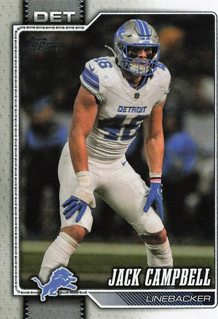 Jack Campbell - 2026 Topps Football #250