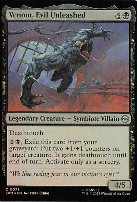 Venom, Evil Unleashed - SPM 0071