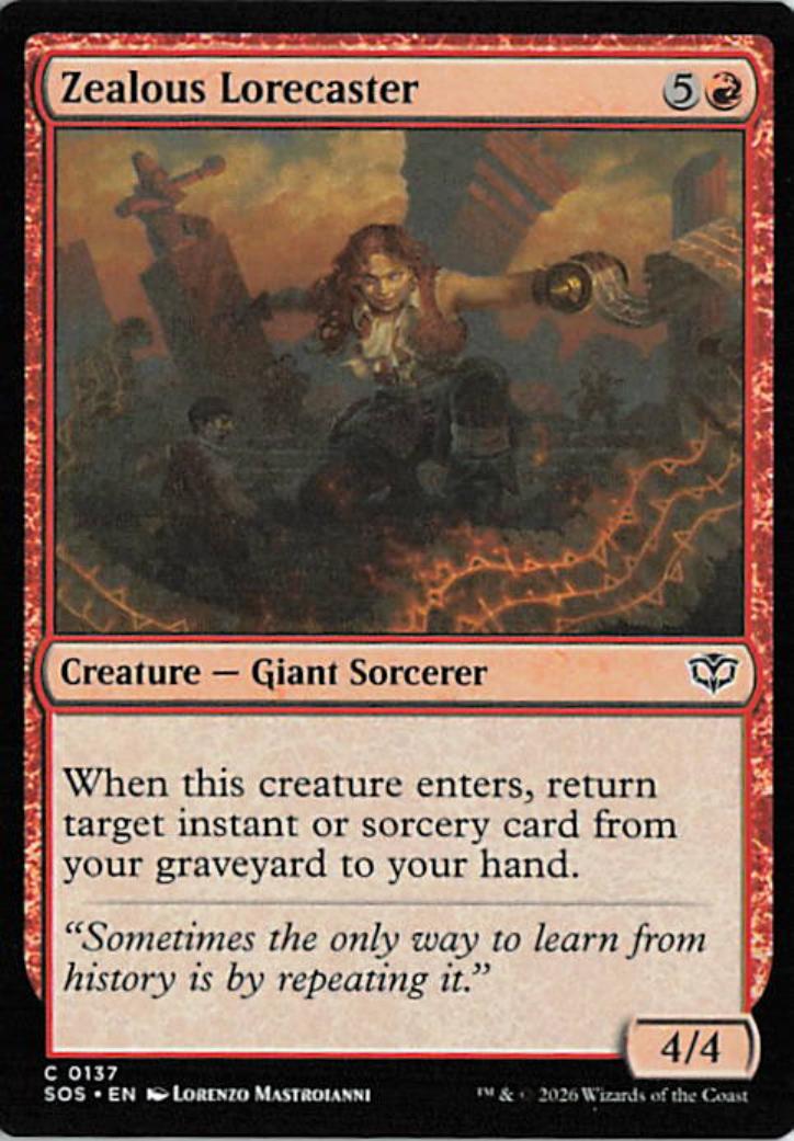 Zealous Lorecaster - SOS 0137