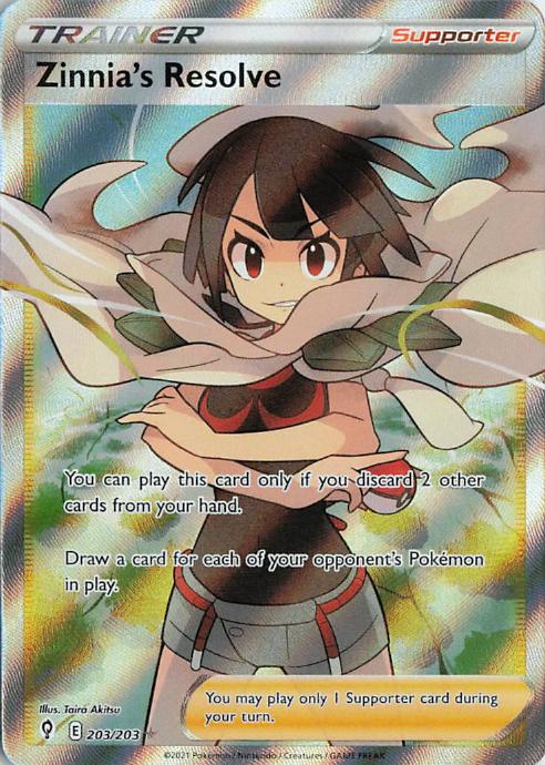 Zinnias Resolve Full Art 203