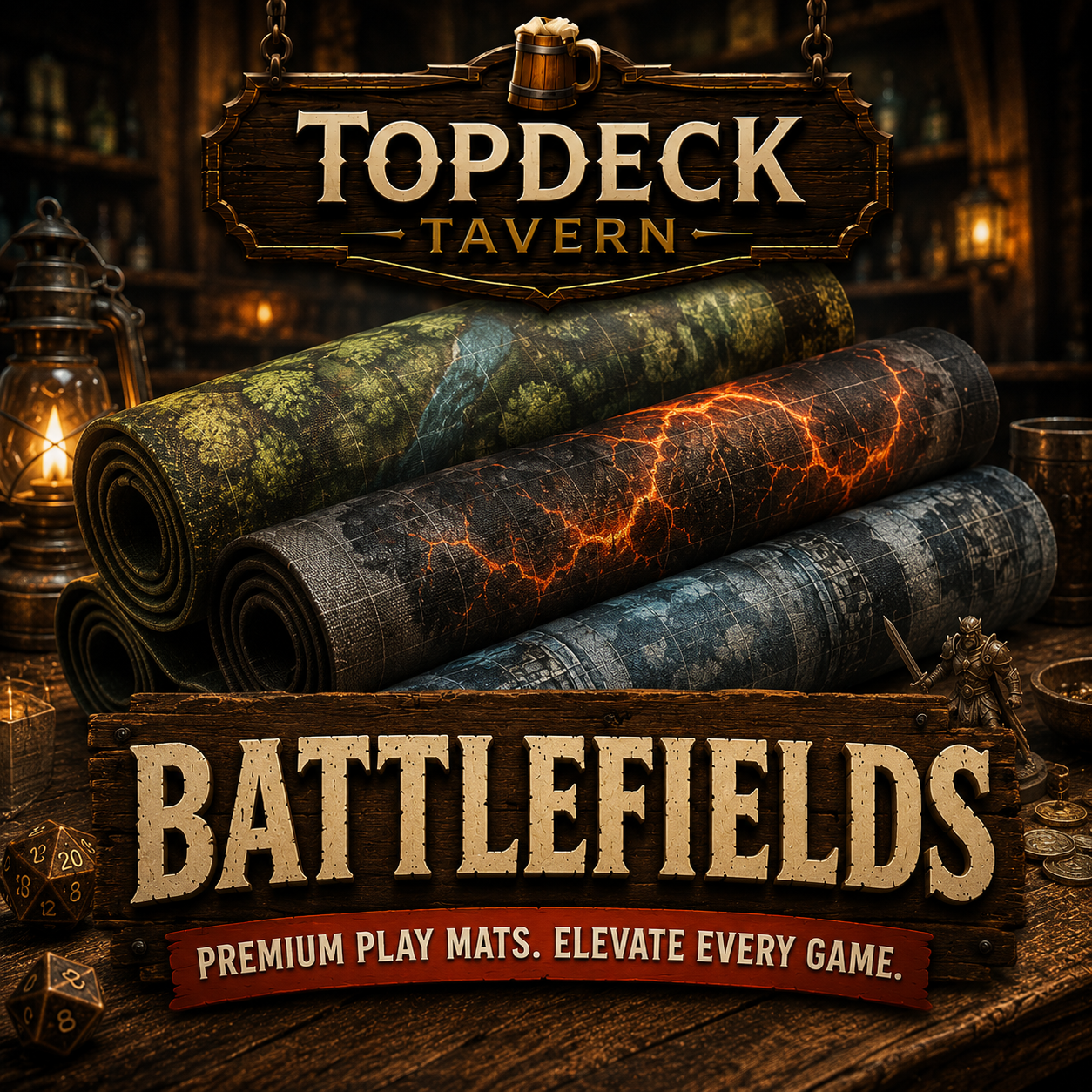 Battlefields — play mats
