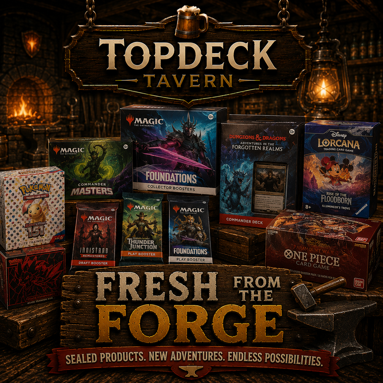Fresh from the Forge — sealed trading card products