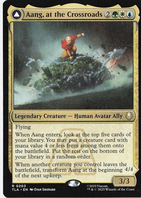 Aang, at the Crossroads