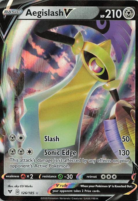 Aegislash V - Vivid Voltage 126/185
