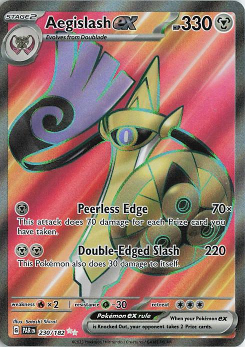 Aegislash ex 230/182 Paradox Rift Full Art