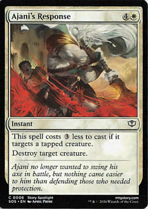 Ajani's Response - SOS 0006