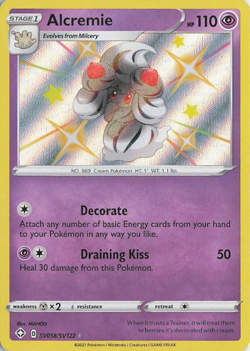 Alcremie SV058/SV122 Shining Fates Shiny Vault