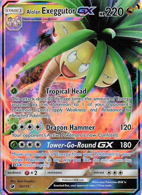 Alolan Exeggutor GX 74-111