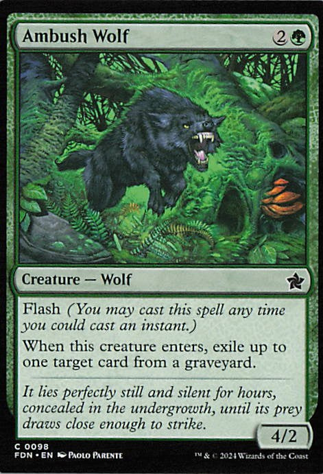 Ambush Wolf - FDN 0098