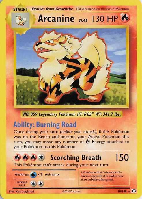 Arcanine 18-108