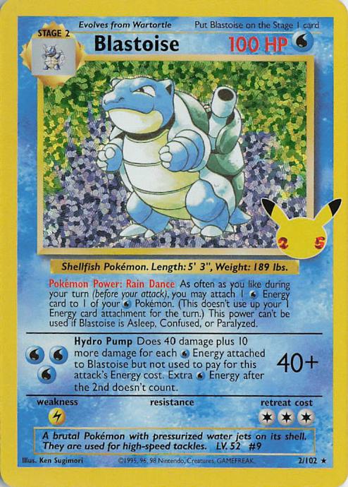 Blastoise Celebrations Classic 2