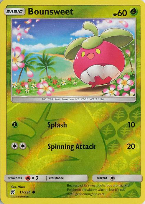 Bounsweet - Unified Minds 017/236 (Reverse Holo)