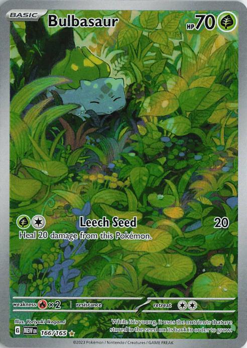 Bulbasaur 166/165 Pokémon 151 Illustration Rare