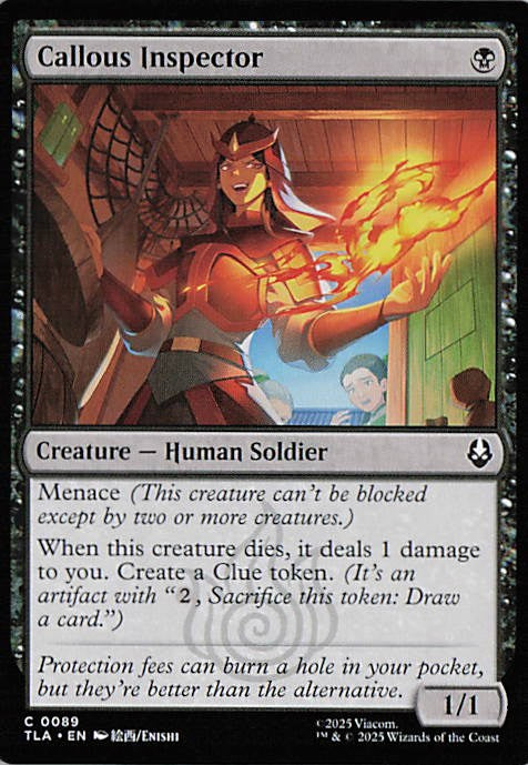 Callous Inspector - TLA 0089