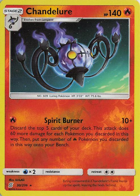 Chandelure - Unified Minds 030/236 (Holo)